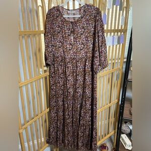 NATURAL LIFE Multicolor Floral Maxi Dress